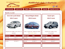 Tablet Screenshot of davidesmarkautorent.hu